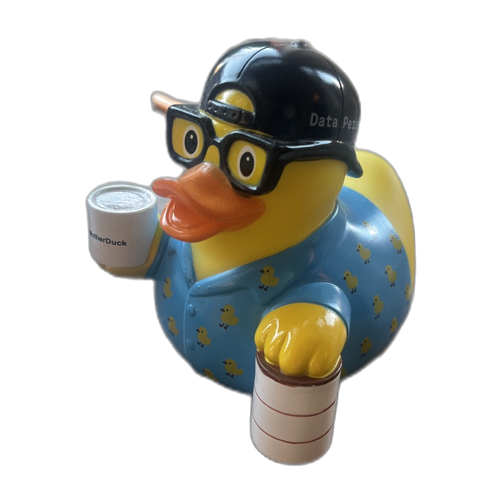Mother Duck branded rubber duck