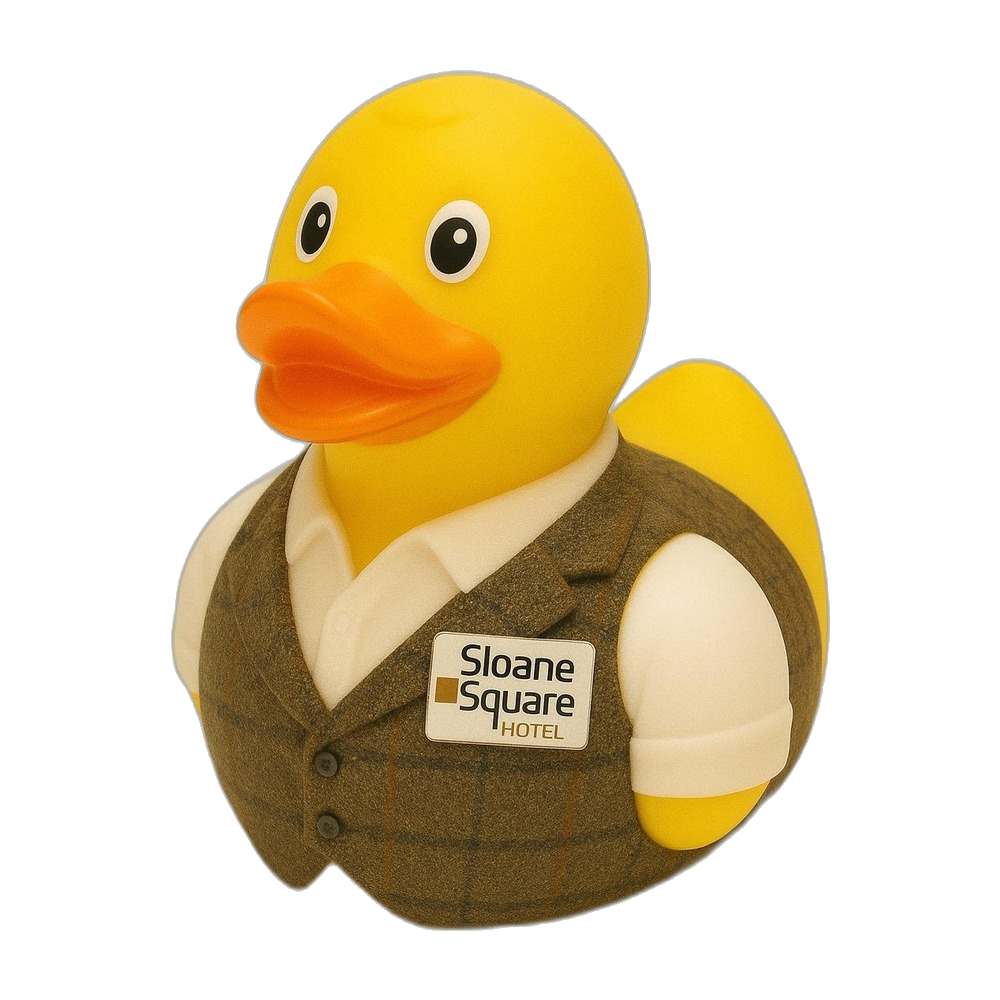 Sloane Square Hotel duck - tweed